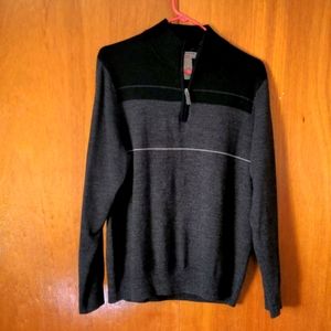 Dockers Quarter Zip Sweater, black